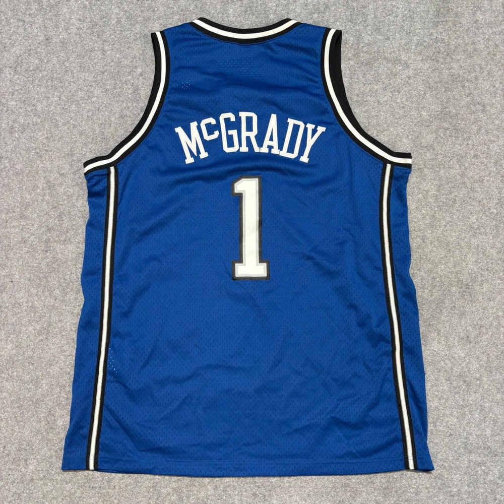 Nike NBA Orlando Magic Tracy McGrady 1 Blue Jersey Mens XL +2 Length